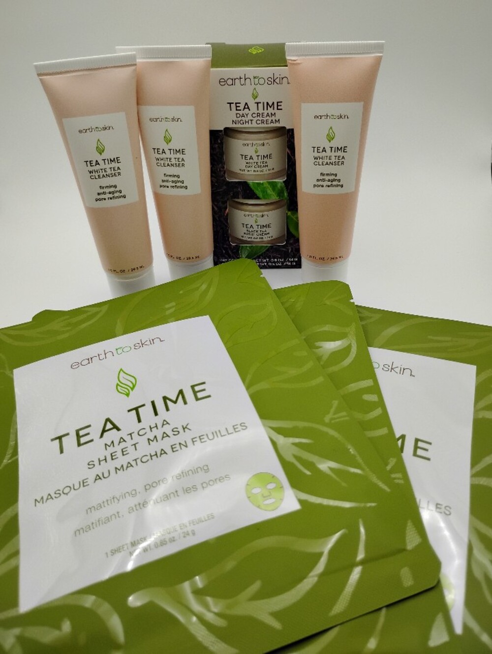 Earth To Skin Tea Time Anti-Aging Skincare Set